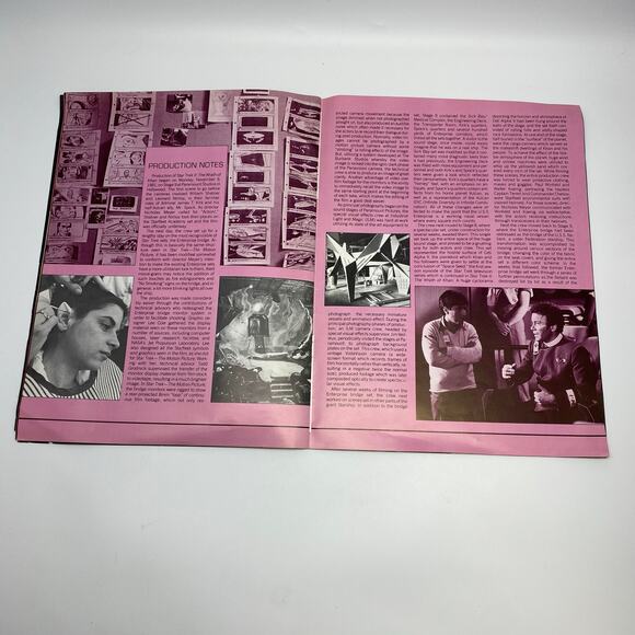 Vintage 1982 Star Trek 2 Wrath of Khan Movie Souvenir Collectible Program 12"x9" - Picture 14 of 16